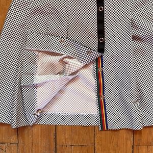 Vintage Tail tennis skirt checker rainbow